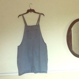 Denim Coverall Dress